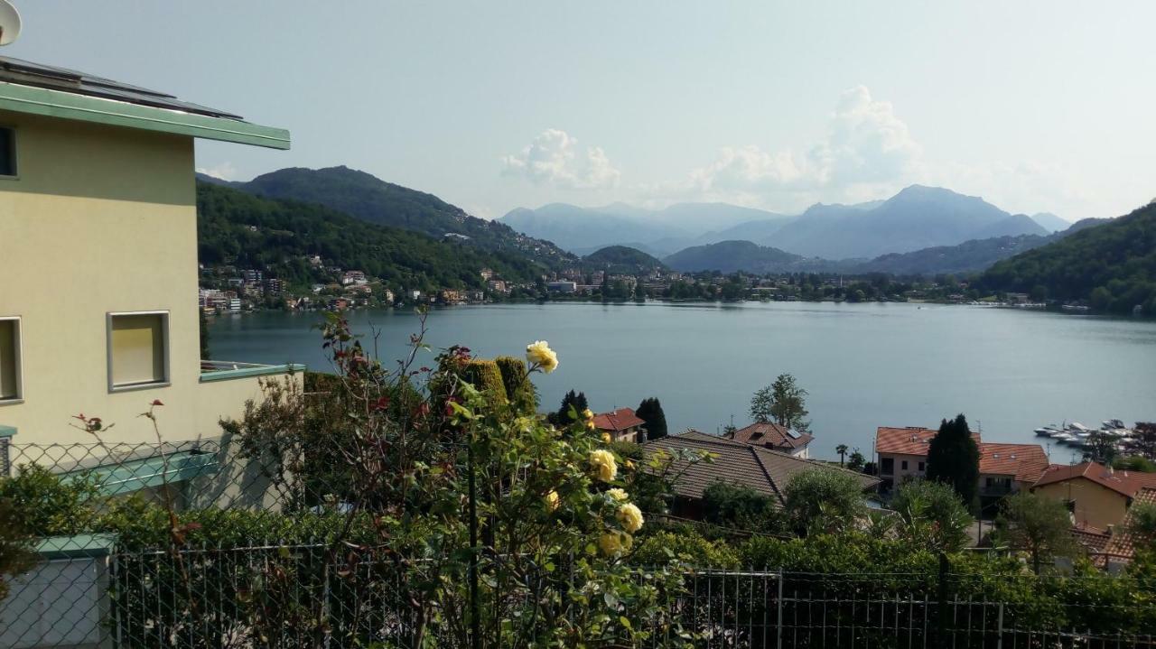 Villa Panoramica Lavena Ponte Tresa Esterno foto